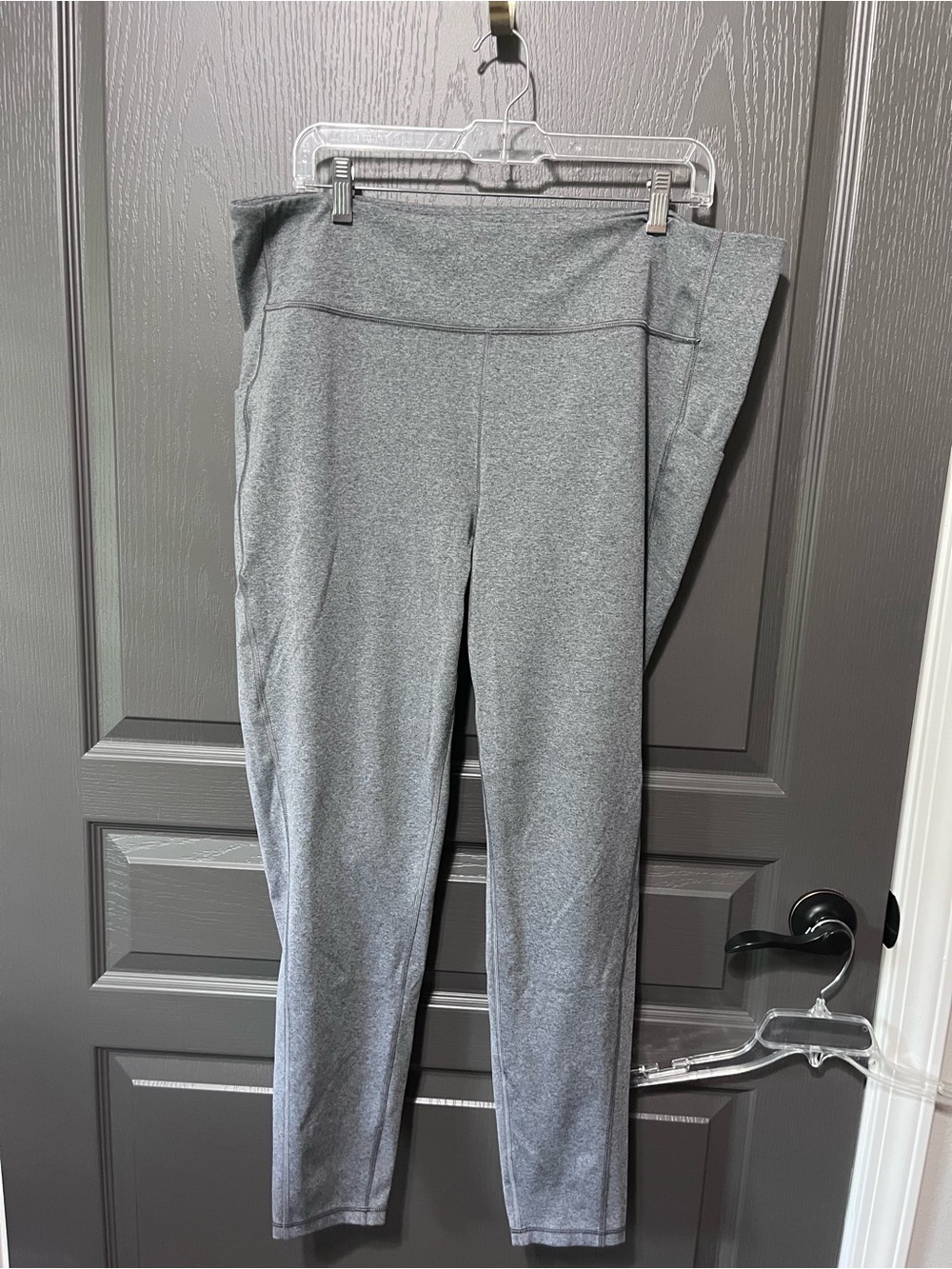 tek gear Heather Gray High-Rise Workout Leggings